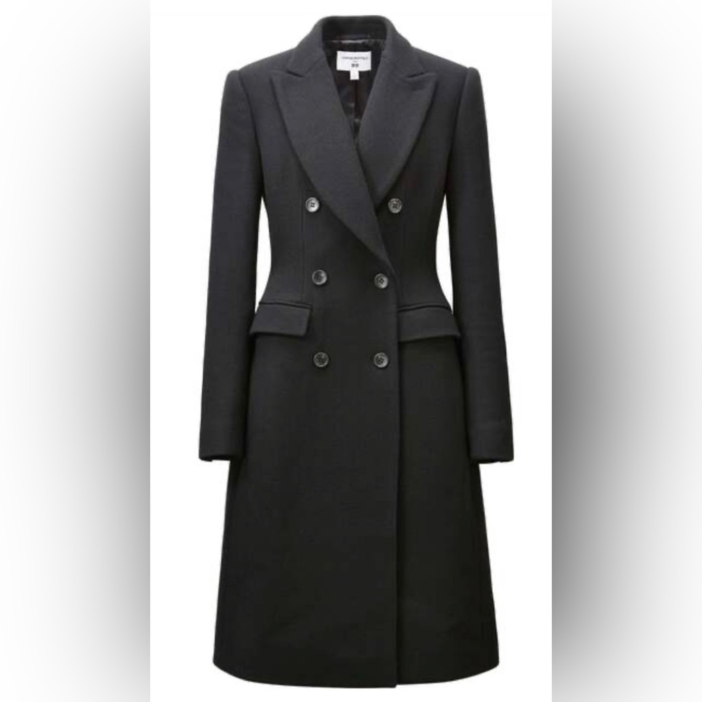 Carine Roitfeld Wool Blend Coat